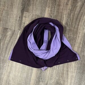 lululemon athletica Deep Purple and Light Purple Scarf
